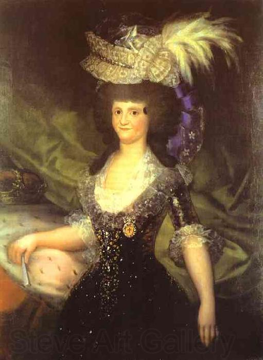 Francisco Jose de Goya Queen Maria Luisa Norge oil painting art